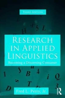 Image for Research in Applied Linguistics