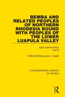 Image for Bemba and Related Peoples of Northern Rhodesia bound with Peoples of the Lower Luapula Valley
