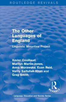 Image for Routledge Revivals: The Other Languages of England (1985)