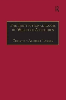 Institutional Logic of Welfare Attitudes