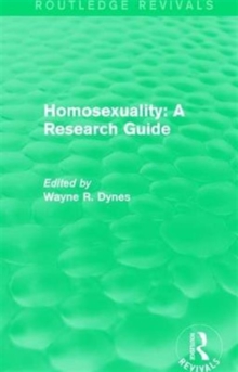 Image for Homosexuality  : a research guide