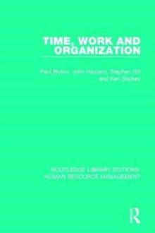 Image for Time, Work and Organization