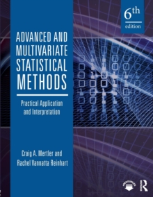 Image for Advanced and Multivariate Statistical Methods