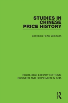Image for Studies in Chinese Price History