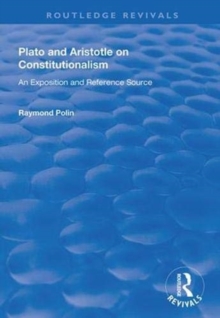 Plato and Aristotle on Constitutionalism