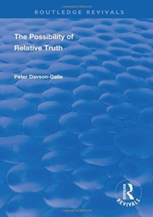 Possibility of Relative Truth