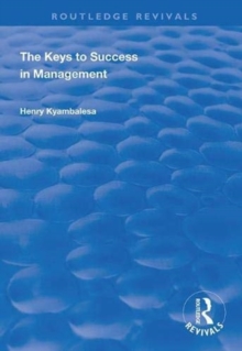 Image for The Keys to Success in Management