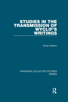 Image for Studies in the Transmission of Wyclif's Writings