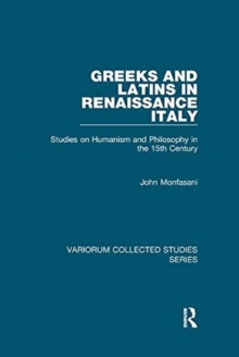 Image for Greeks and Latins in Renaissance Italy