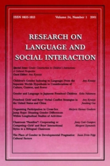Gender Construction in Children's Interactions