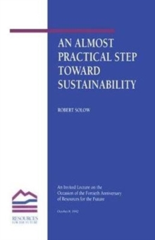 Image for An Almost Practical Step Toward Sustainability
