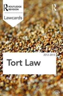 Image for Tort Lawcards 2012-2013