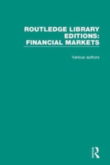 Image for Routledge library editions - financial markets