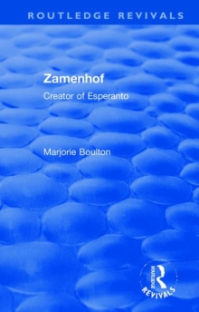 Image for Zamenhof  : creator of Esperanto