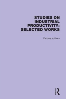 Image for Studies on industrial productivity  : selected works