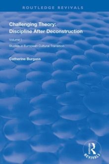 Image for Challenging theory  : discipline after deconstruction