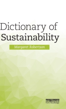 Image for Dictionary of Sustainability