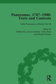 Image for Panoramas, 1787–1900 Vol 3 : Texts and Contexts