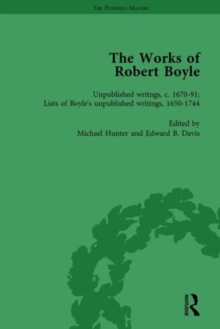 Image for The Works of Robert Boyle, Part II Vol 7