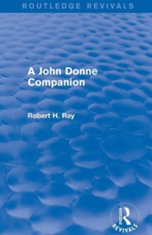 Image for A John Donne companion