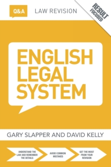Image for Q&A English Legal System