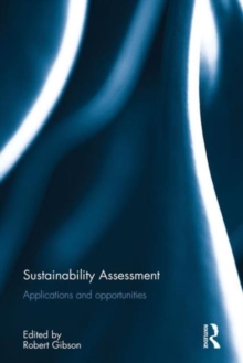 Image for Sustainability assessment  : applications and opportunities