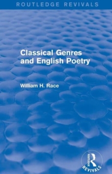 Classical Genres and English Poetry