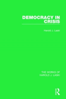 Image for Democracy in Crisis (Works of Harold J. Laski)