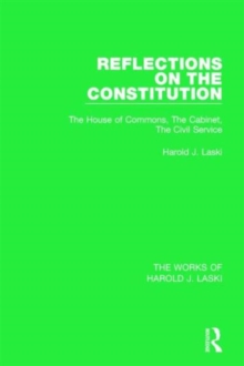 Image for Reflections on the Constitution (Works of Harold J. Laski)