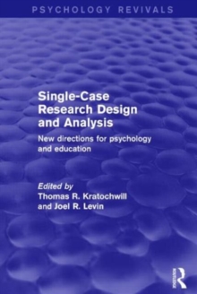 Single-Case Research Design and Analysis