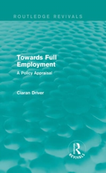 Image for Towards full employment  : a policy appraisal