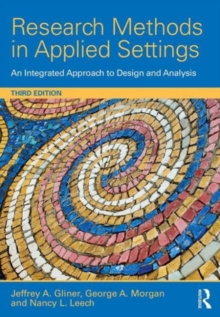 Image for Research methods in applied setttings  : an integrated approach to design and analysis