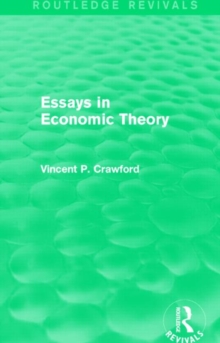 Essays in Economic Theory