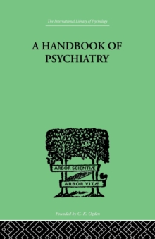 Handbook Of Psychiatry