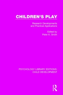 Image for Children's play  : research developments and practical applications