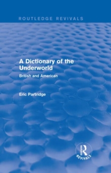 Image for A Dictionary of the Underworld