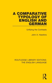 Comparative Typology of English and German
