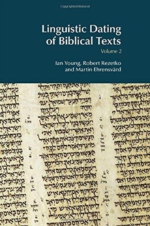 Image for Linguistic Dating of Biblical Texts: Volume 2