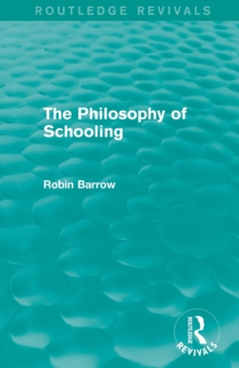 Image for The Philosophy of Schooling