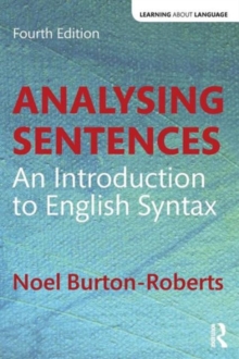 Image for Analysing sentences  : an introduction to English syntax