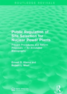 Public Regulation of Site Selection for Nuclear Power Plants