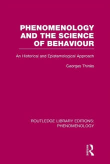 Phenomenology and the Science of Behaviour