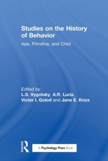 Image for Studies on the History of Behavior