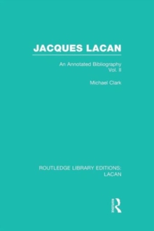 Jacques Lacan (Volume II)