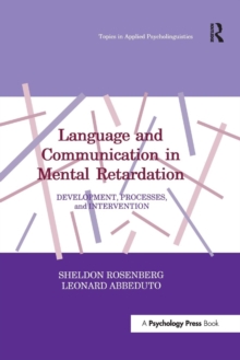 Language and Communication in Mental Retardation