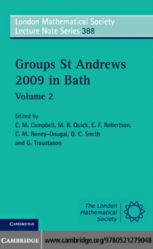 Image for Groups St Andrews 2009 in Bath: Volume 2