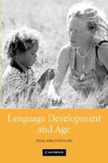 Image for Language development and age [electronic resource] /  Julia Herschensohn. 