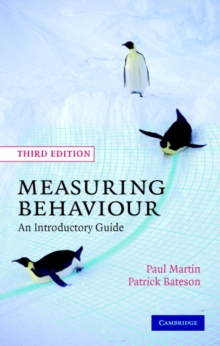 Image for Measuring behaviour: an introductory guide