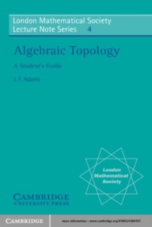 Image for Algebraic Topology: A Student's Guide