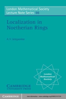 Image for Localization in Noetherian Rings